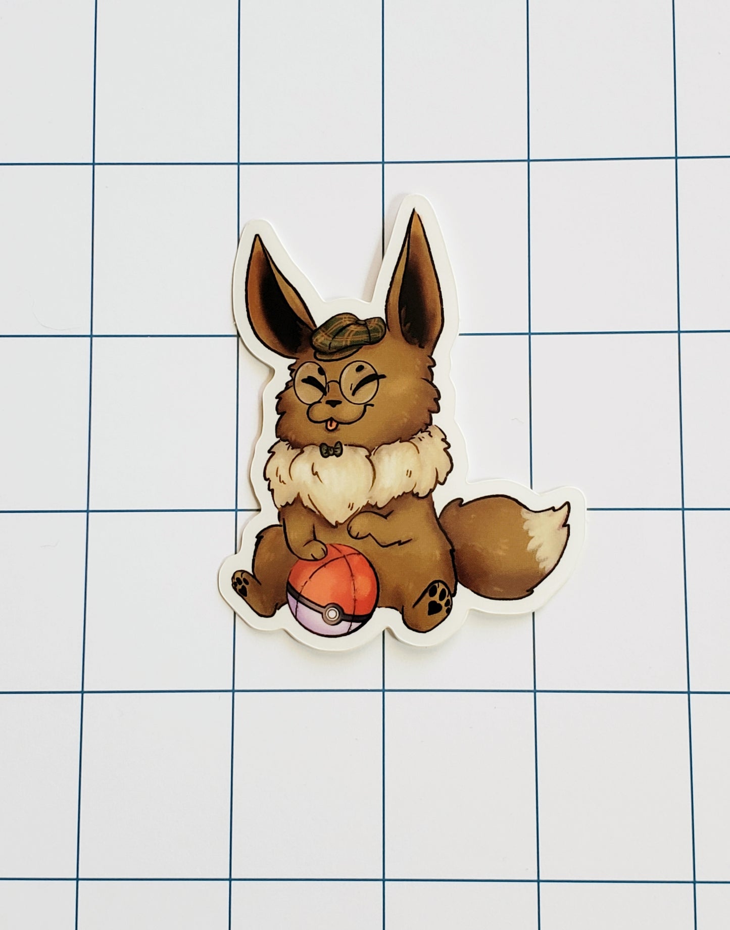 Newsie Eevee - Sticker