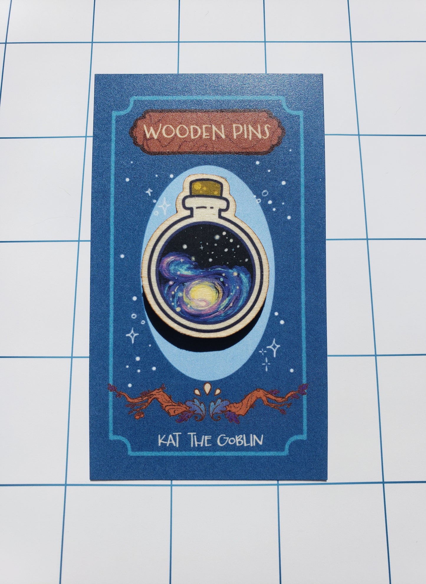 Galaxy Potion - Wooden Pin