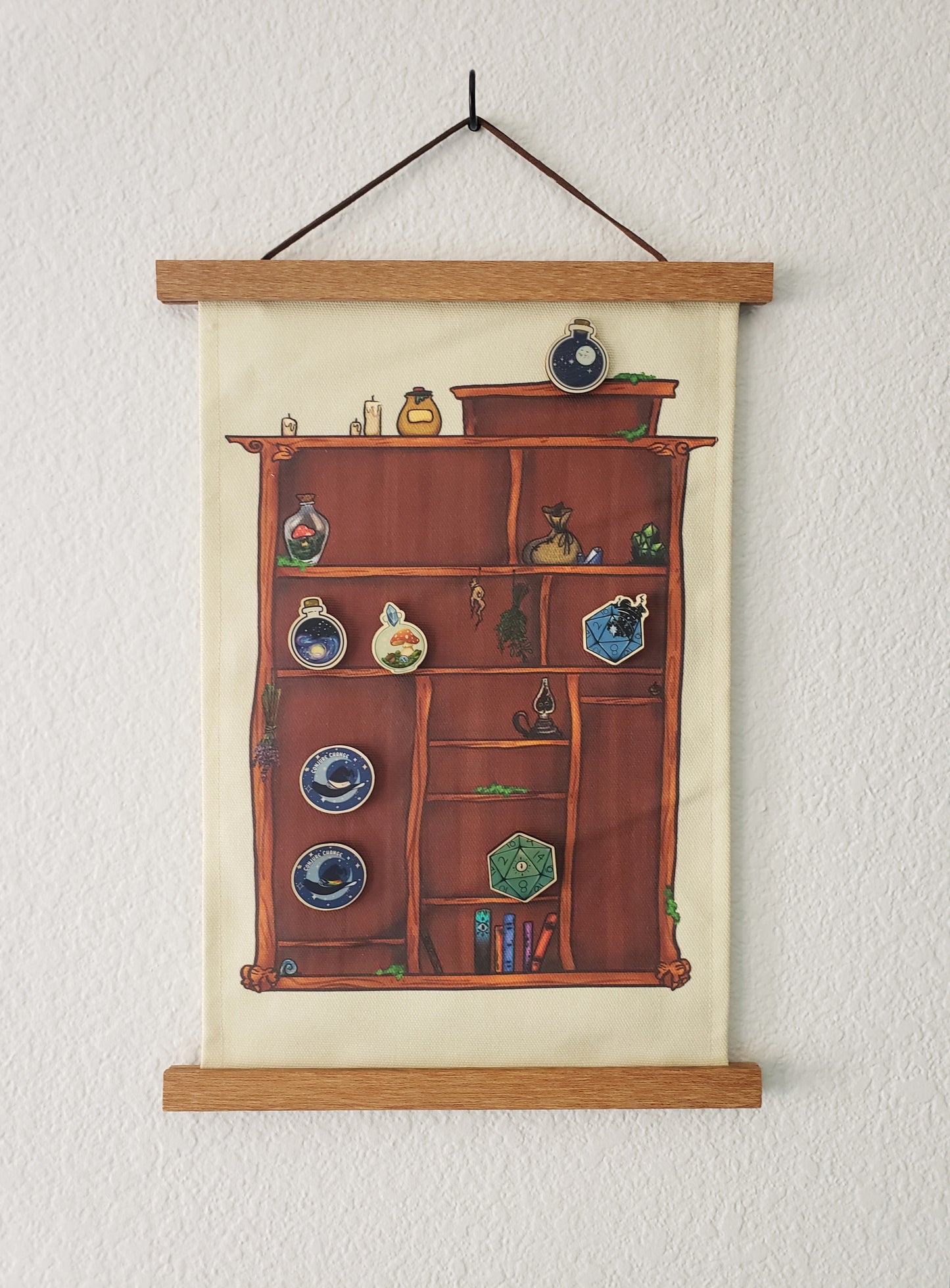Goblin Bookcase - Wall Scroll