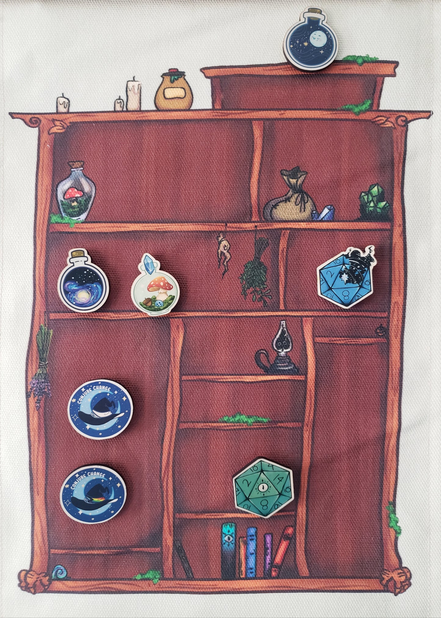 Goblin Bookcase - Wall Scroll