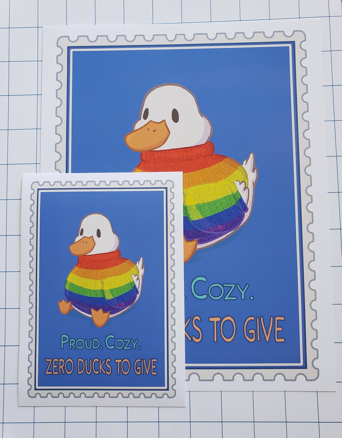 Cozy Duck - Print