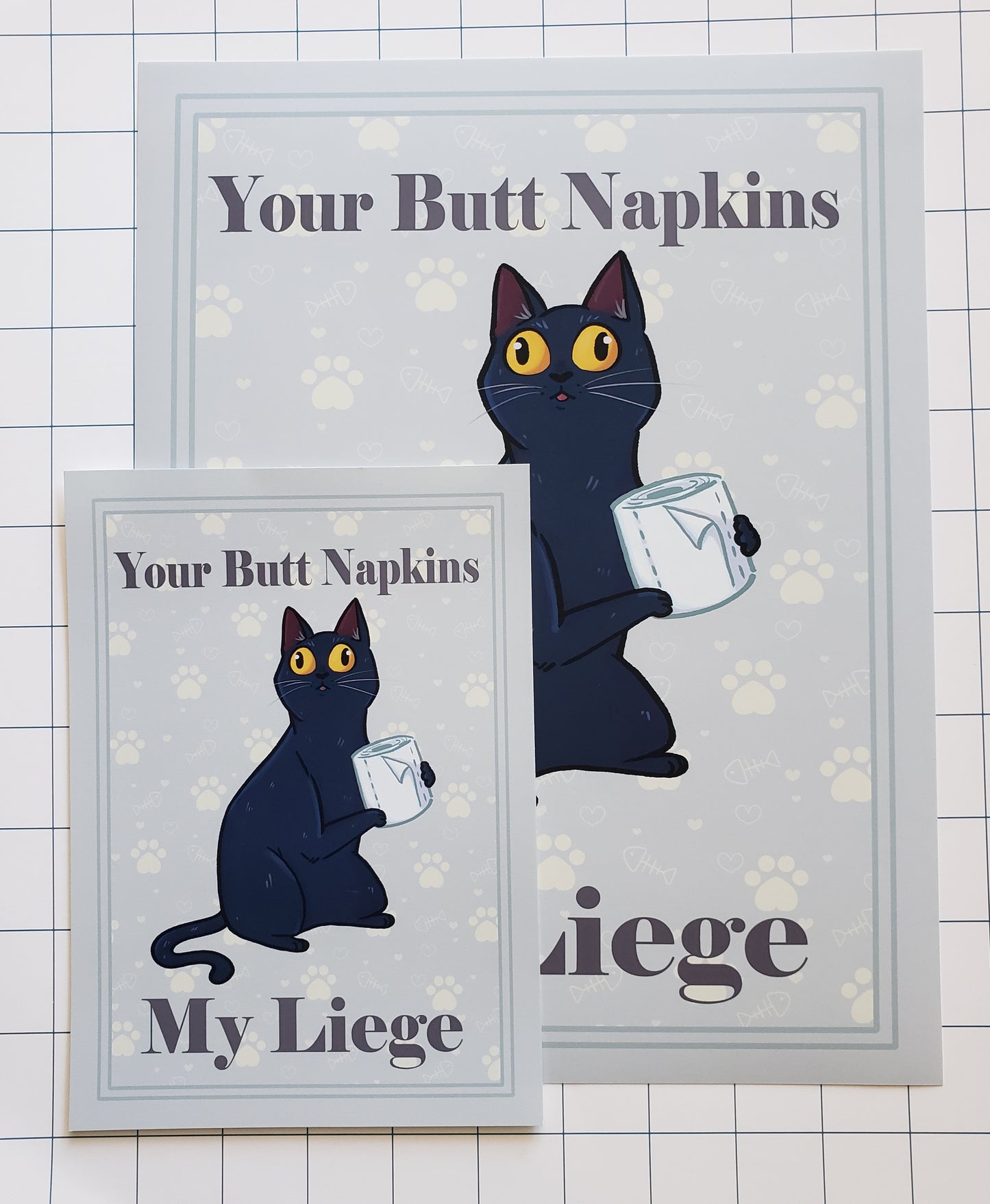 Butt Napkins Cats - Print