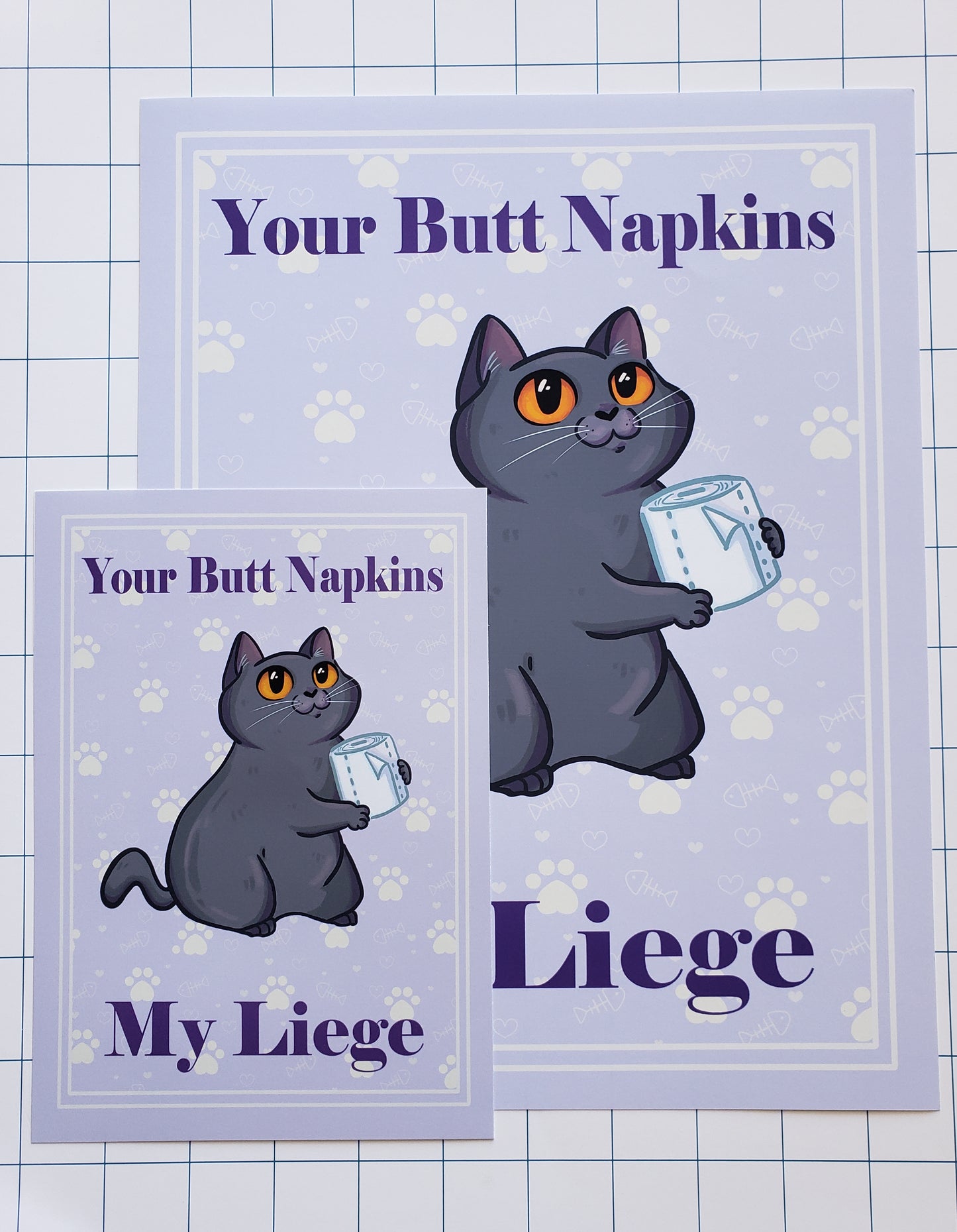 Butt Napkins Cats - Print