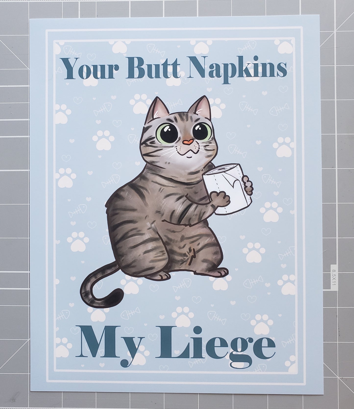 Butt Napkins Cats - Print