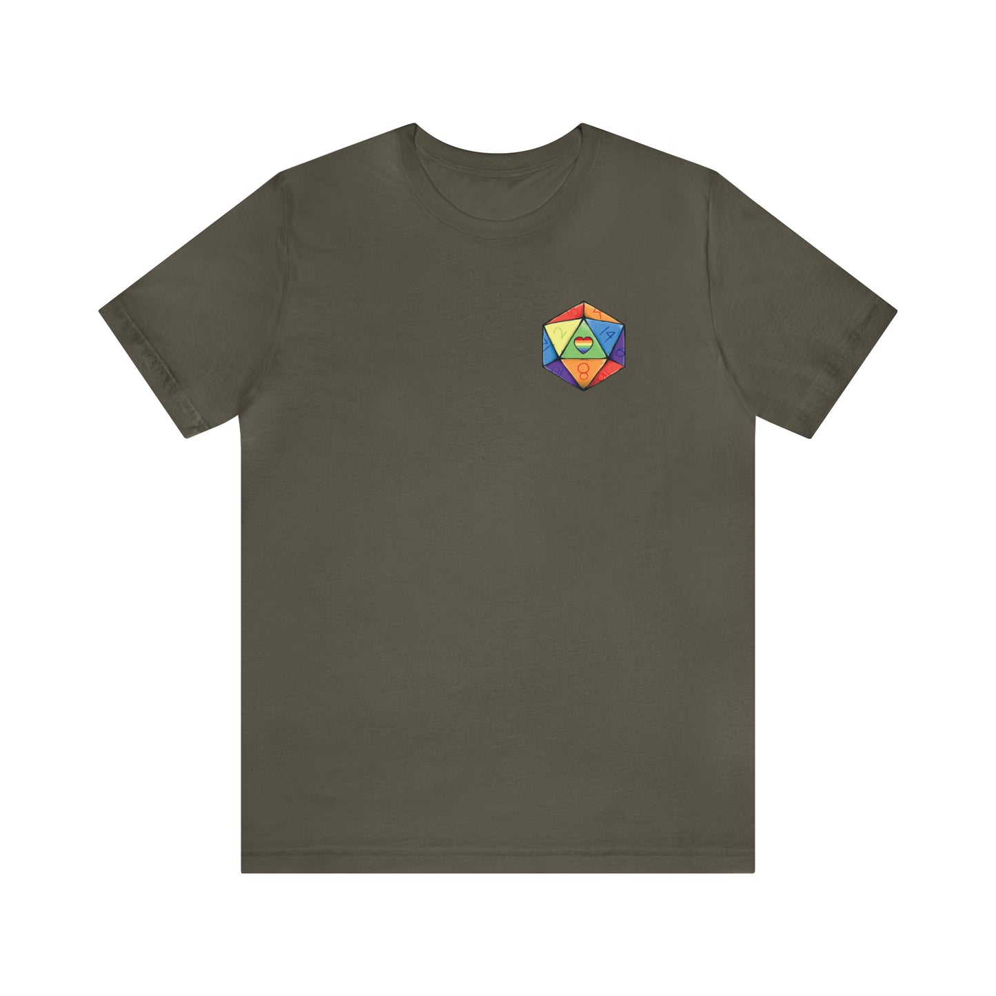 Rainbow D20 T-shirt