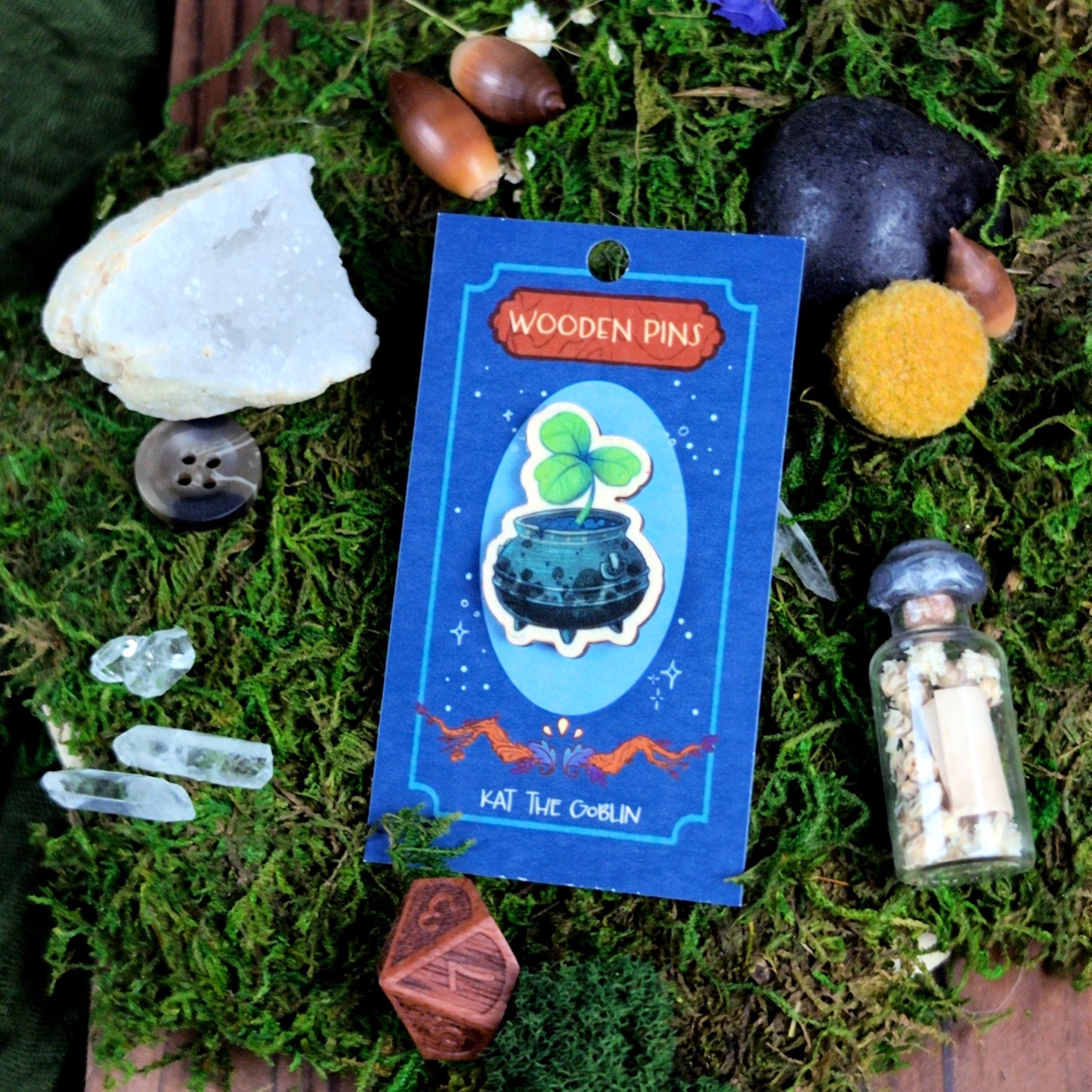 Cauldron - Wooden Pin