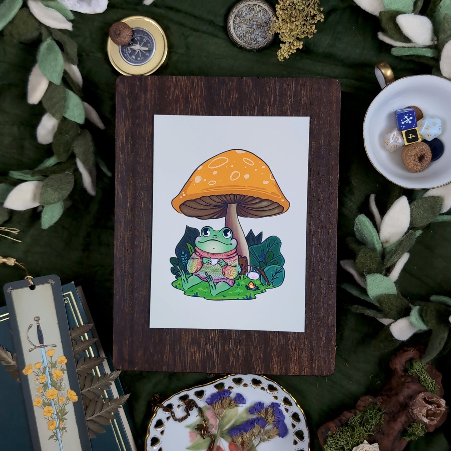 Cozy Frog- Print
