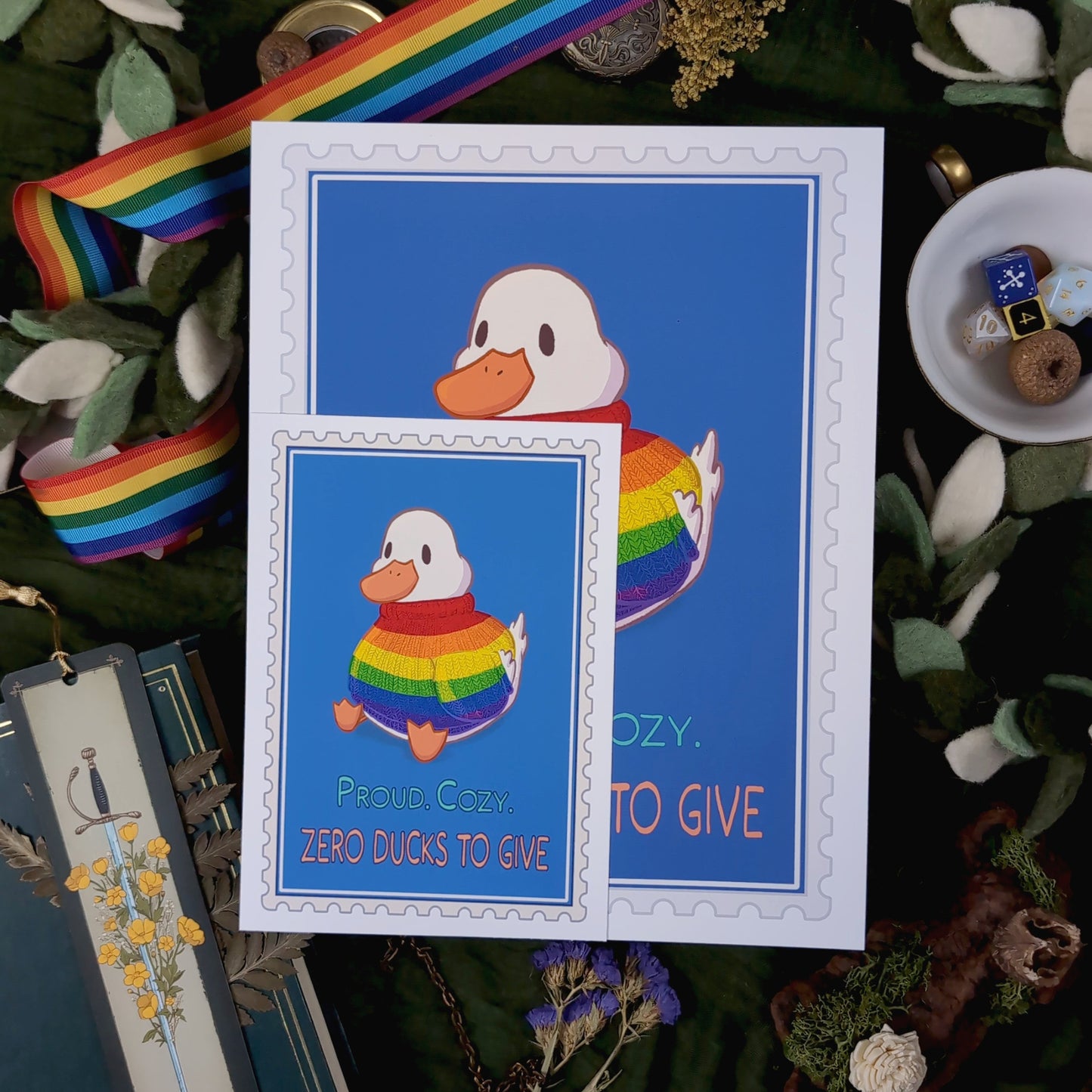 Cozy Duck - Print