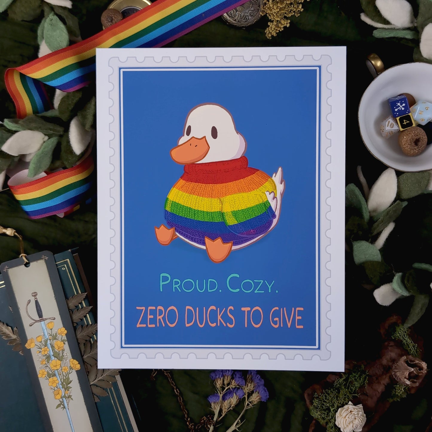 Cozy Duck - Print