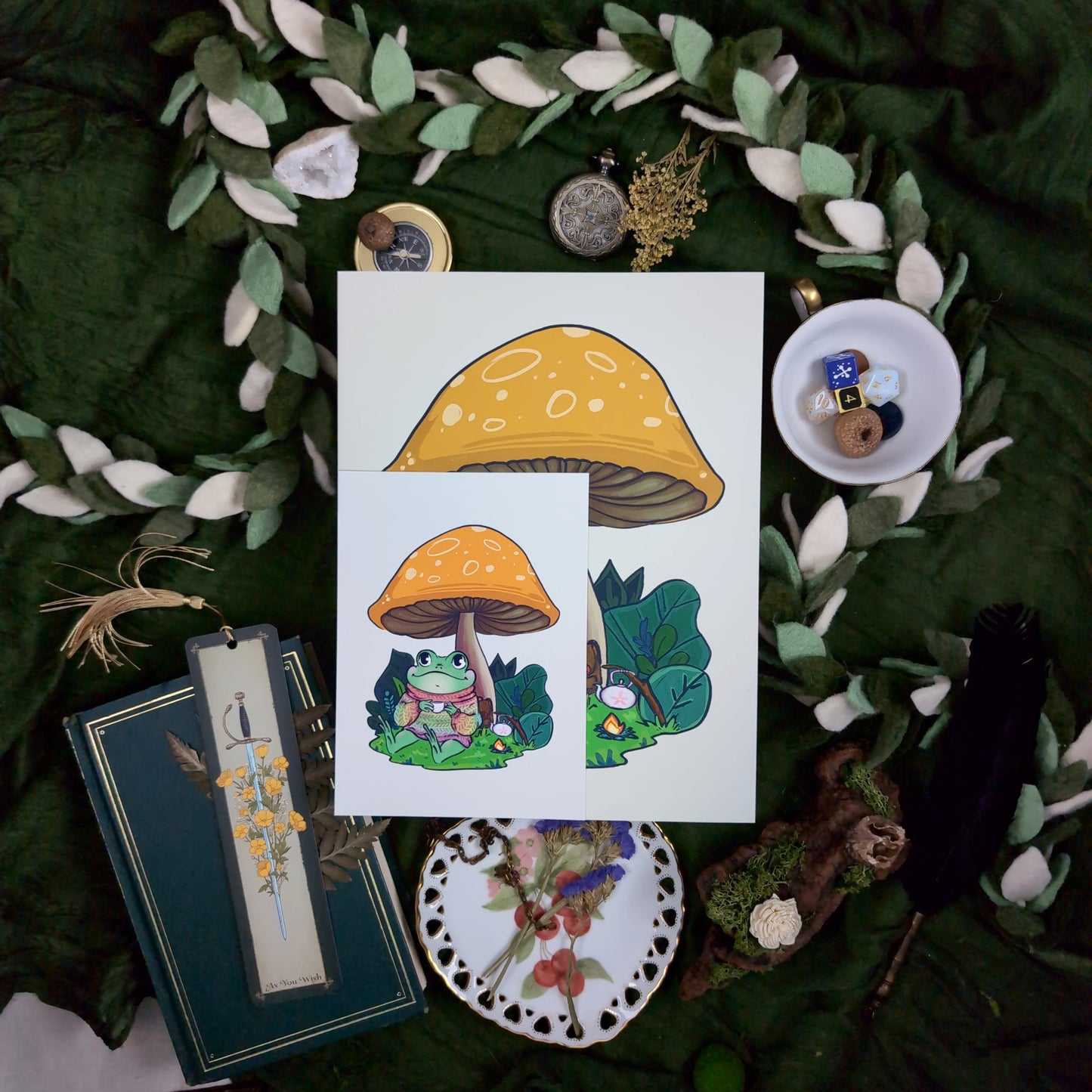 Cozy Frog- Print