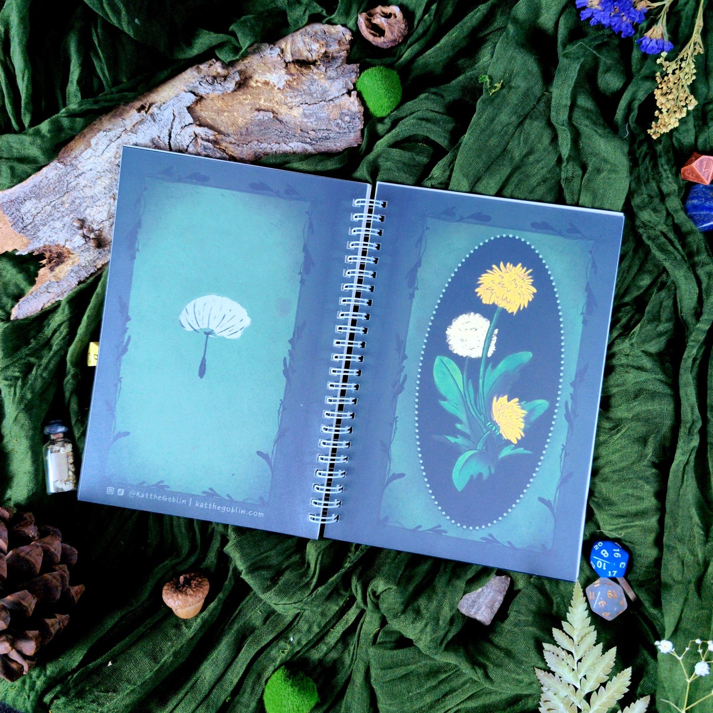 The Dandelion Book - Reusable Sticker Book