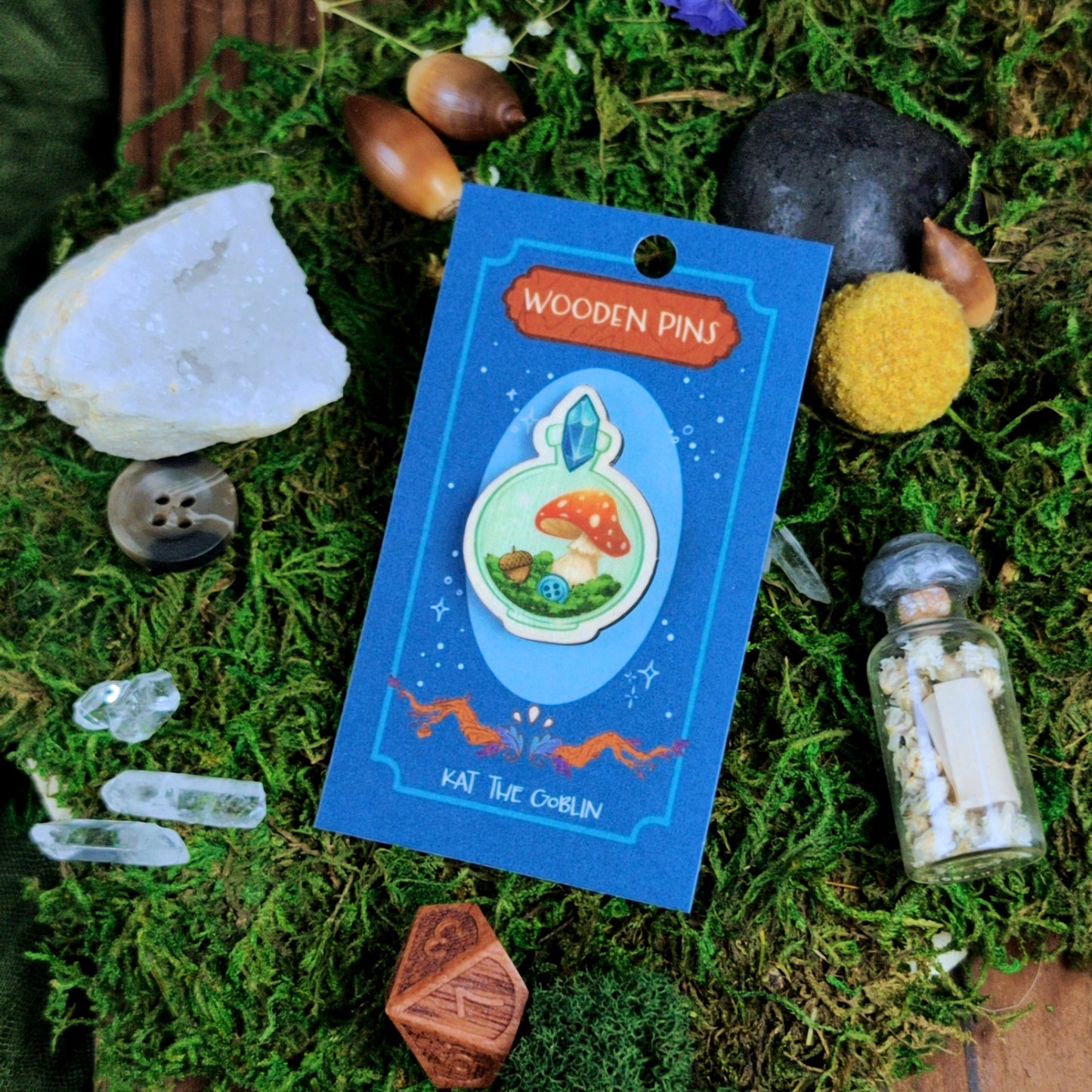 Goblin Bottle - Wooden Pin