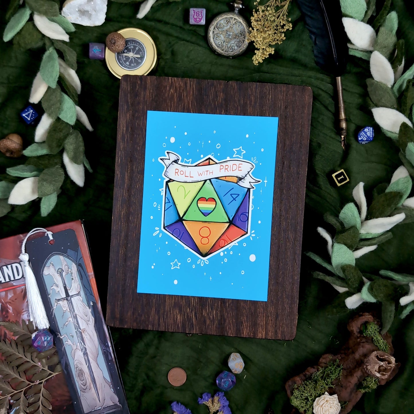 Roll with Pride D20 - Print