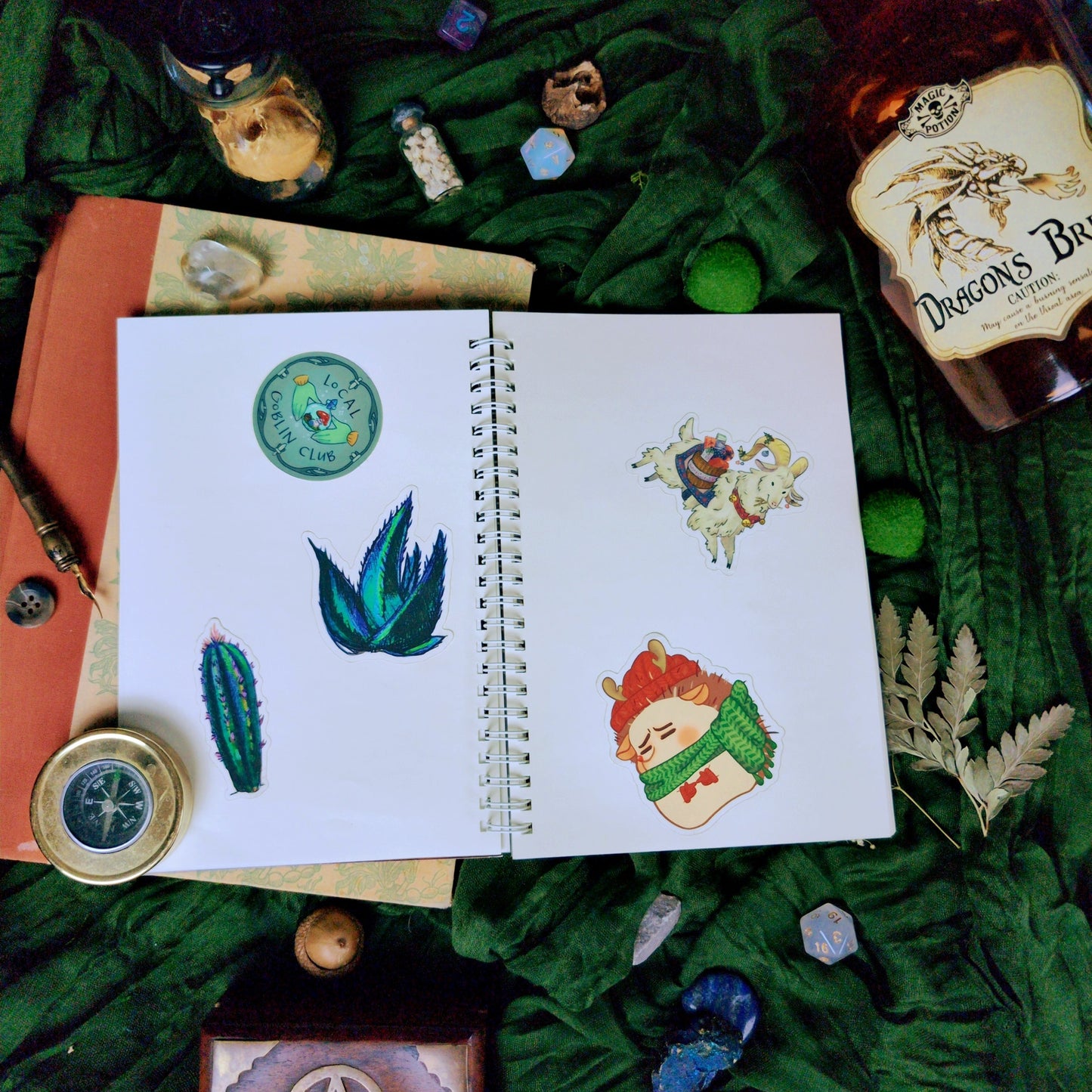 The Cauldron Book - Reusable Sticker Book