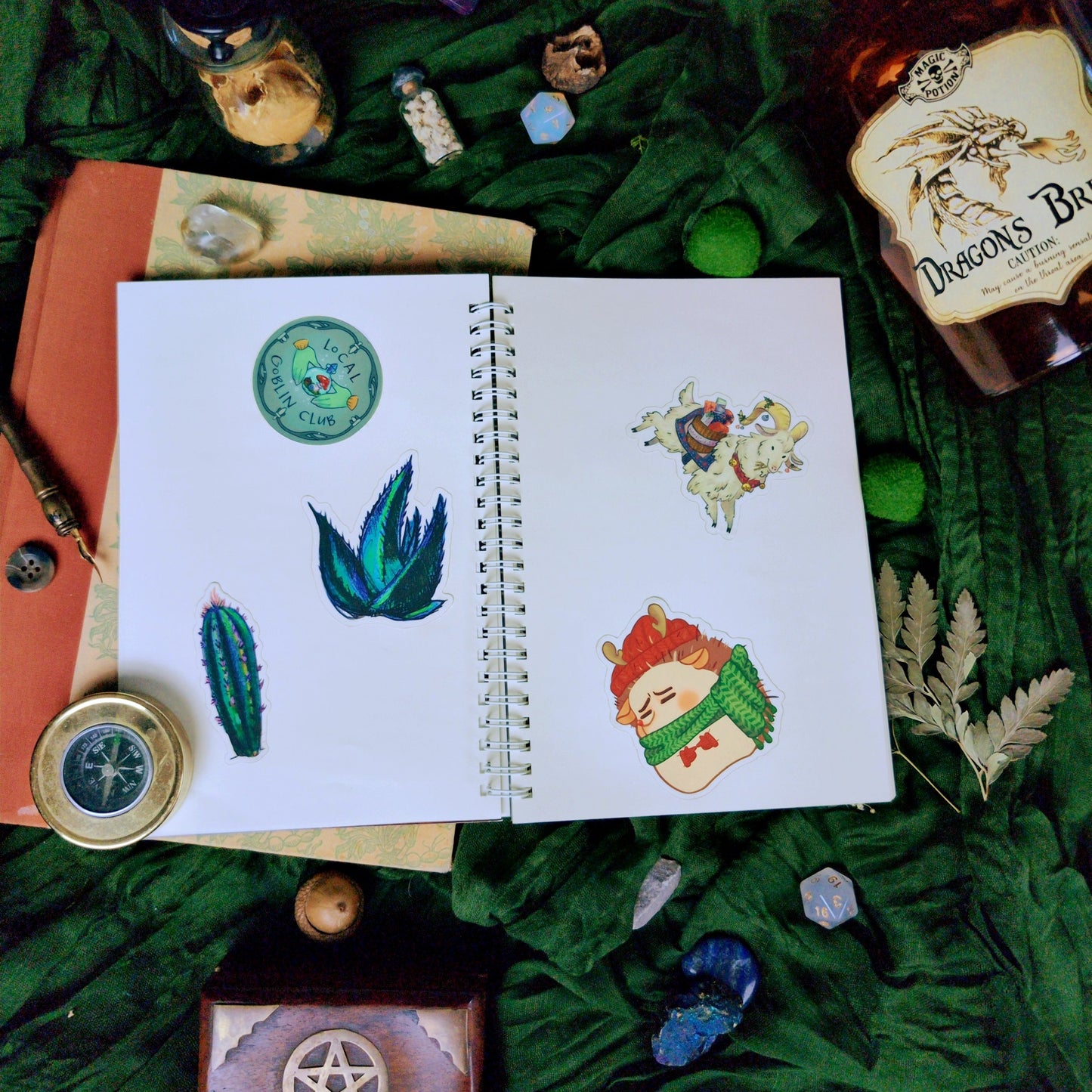 The Dandelion Book - Reusable Sticker Book