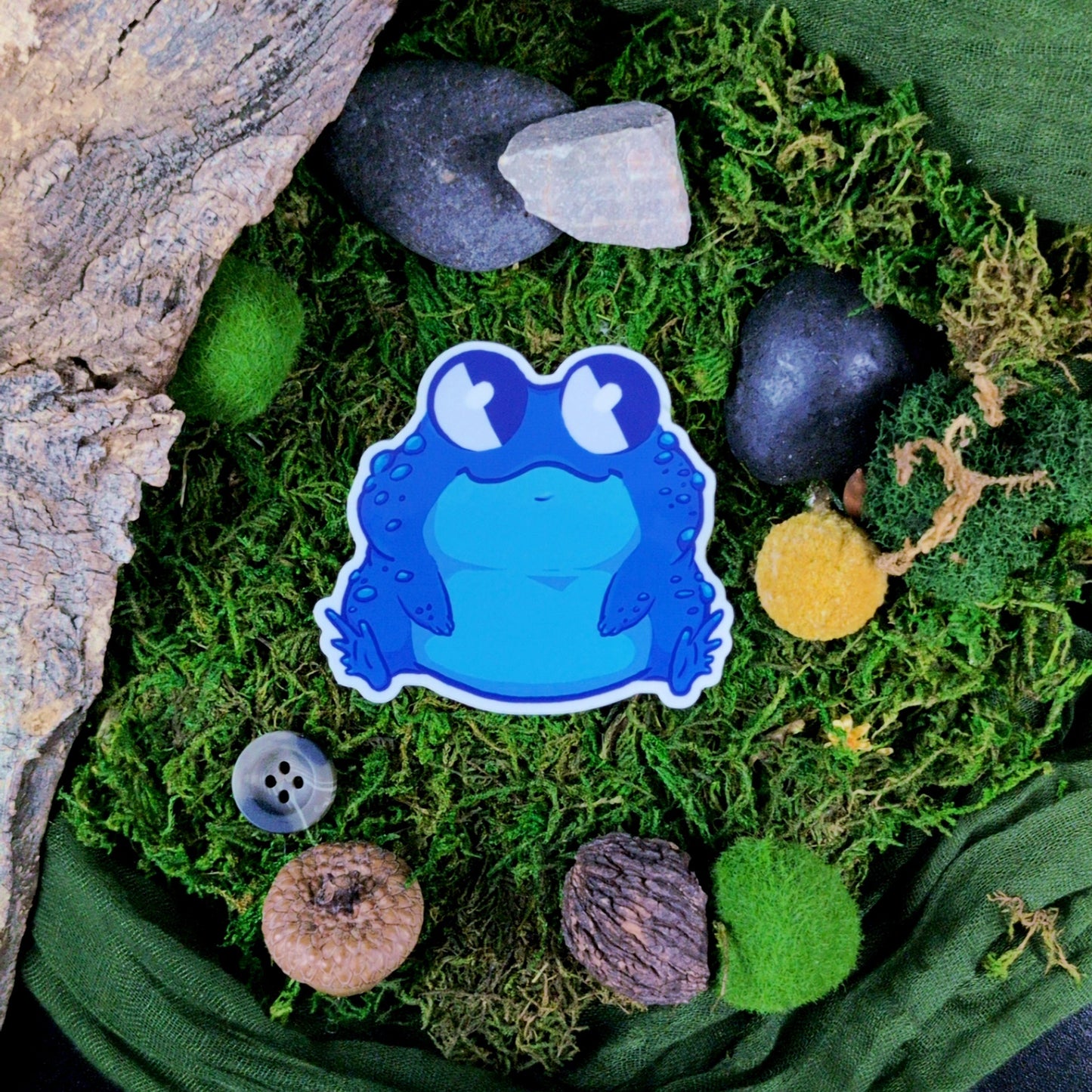 Blue Toad - Sticker