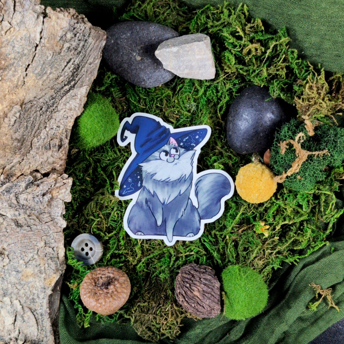 Wizard Cat - Sticker