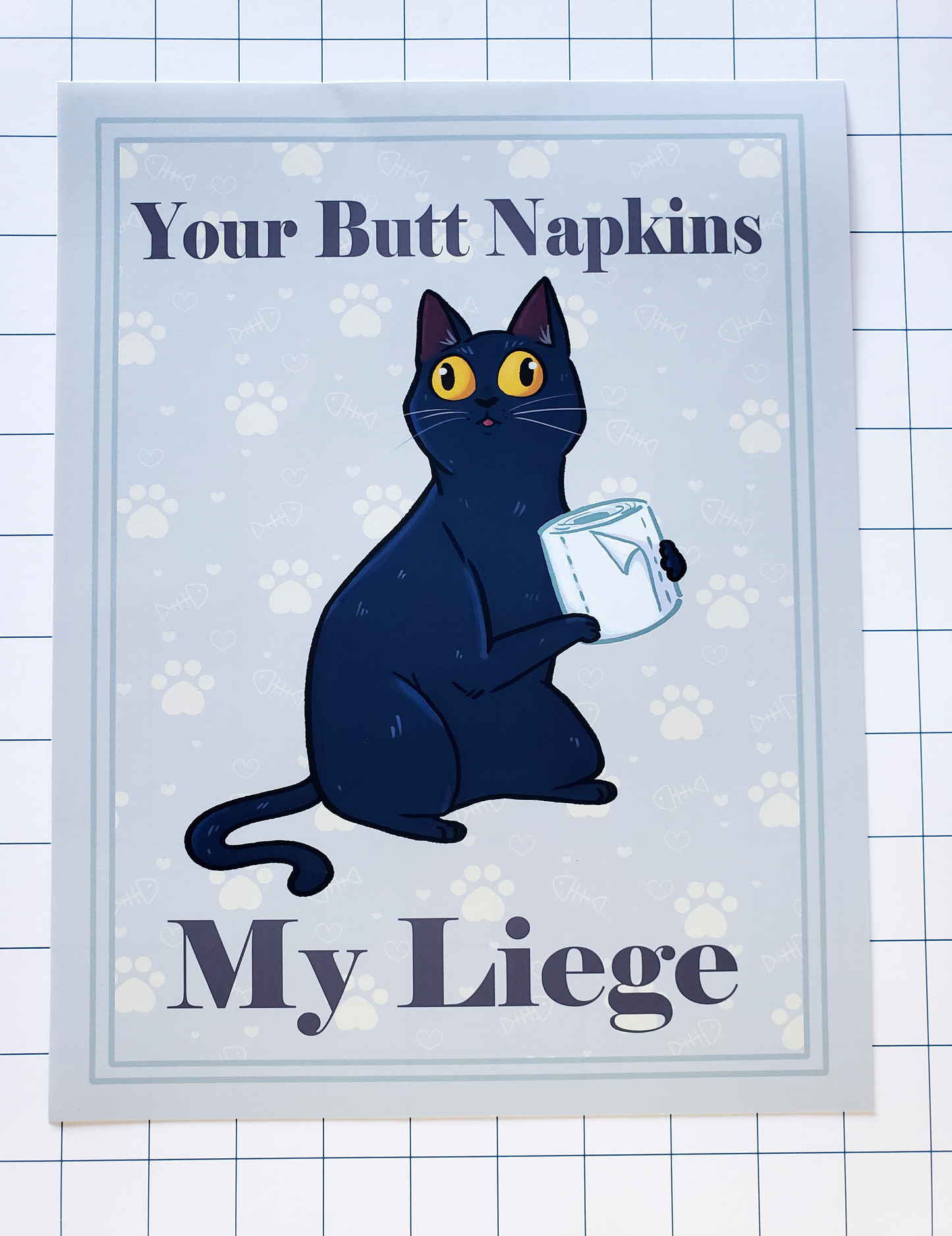 Butt Napkins Cats - Print