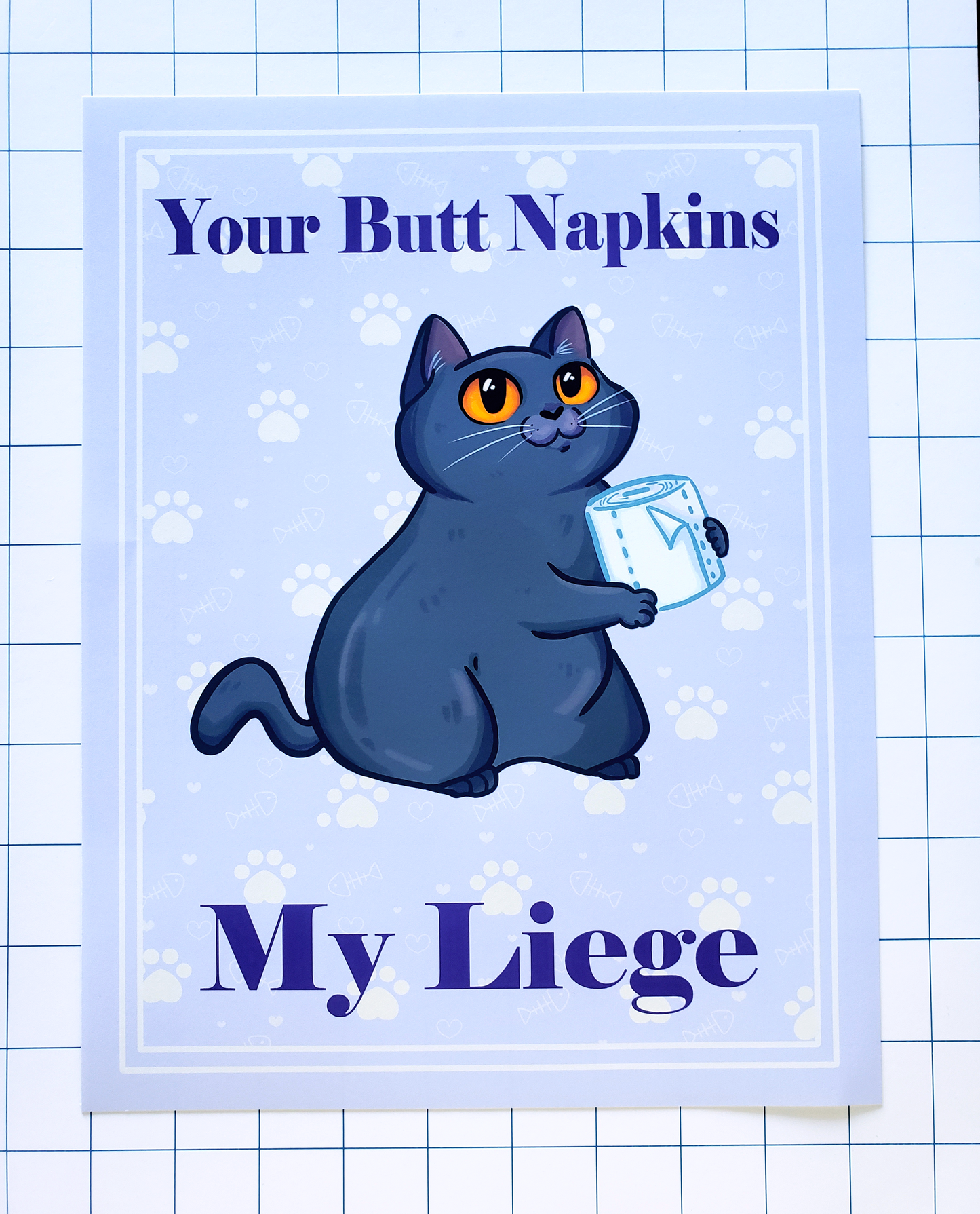 Butt Napkins Cats - Print