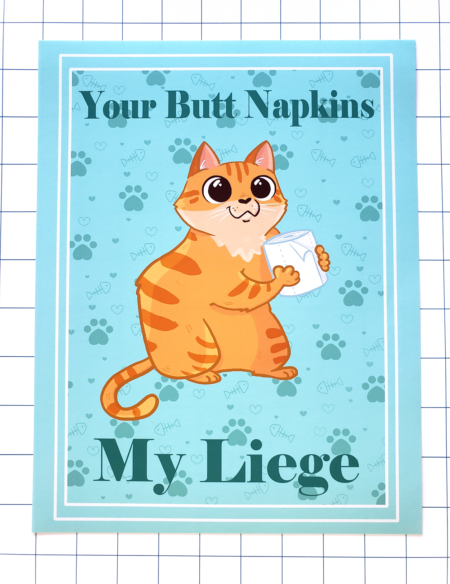 Butt Napkins Cats - Print