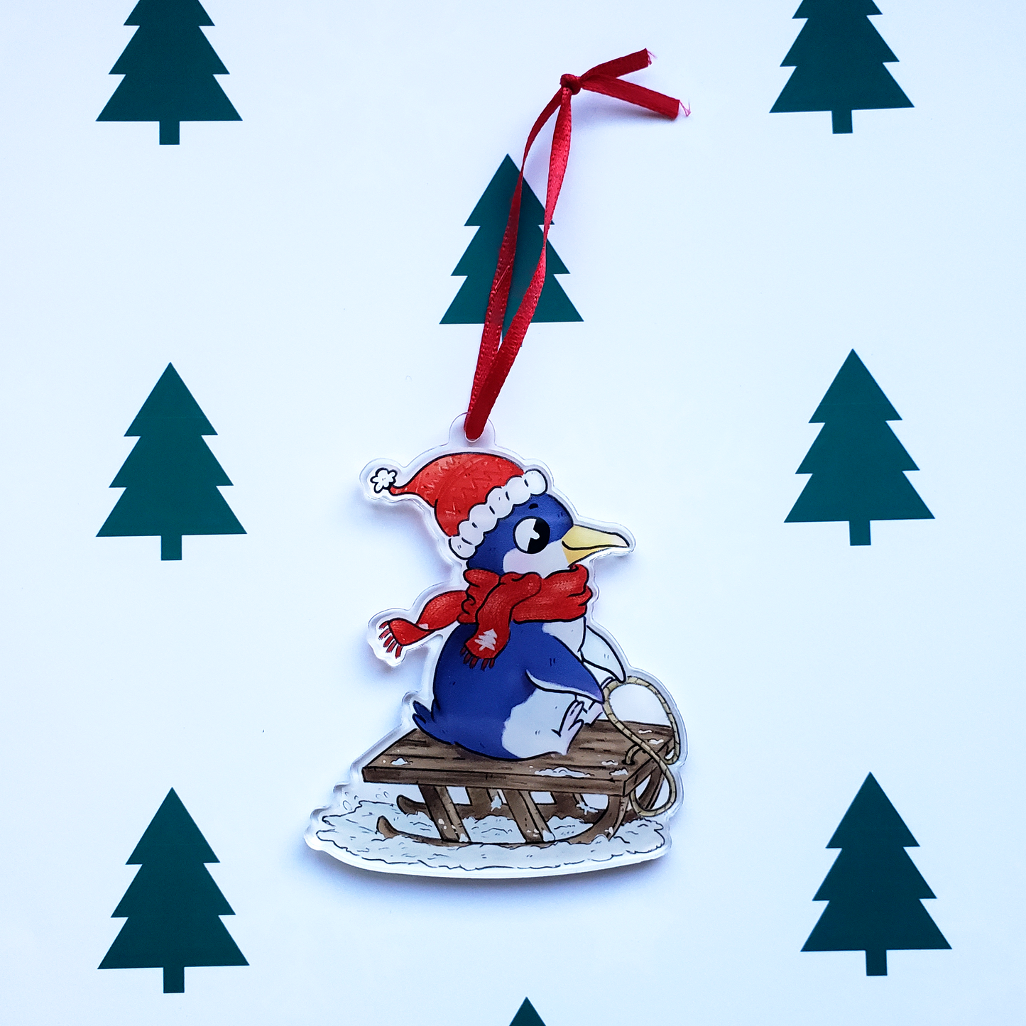 Holiday Penguin Ornament