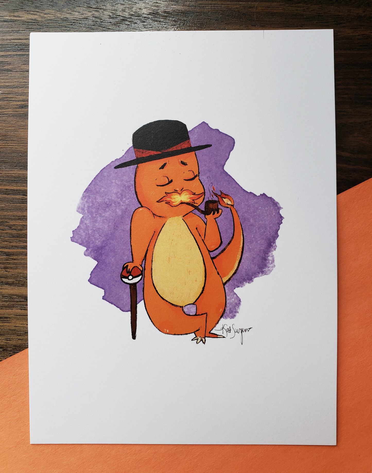 Distinguished Charmander - Print