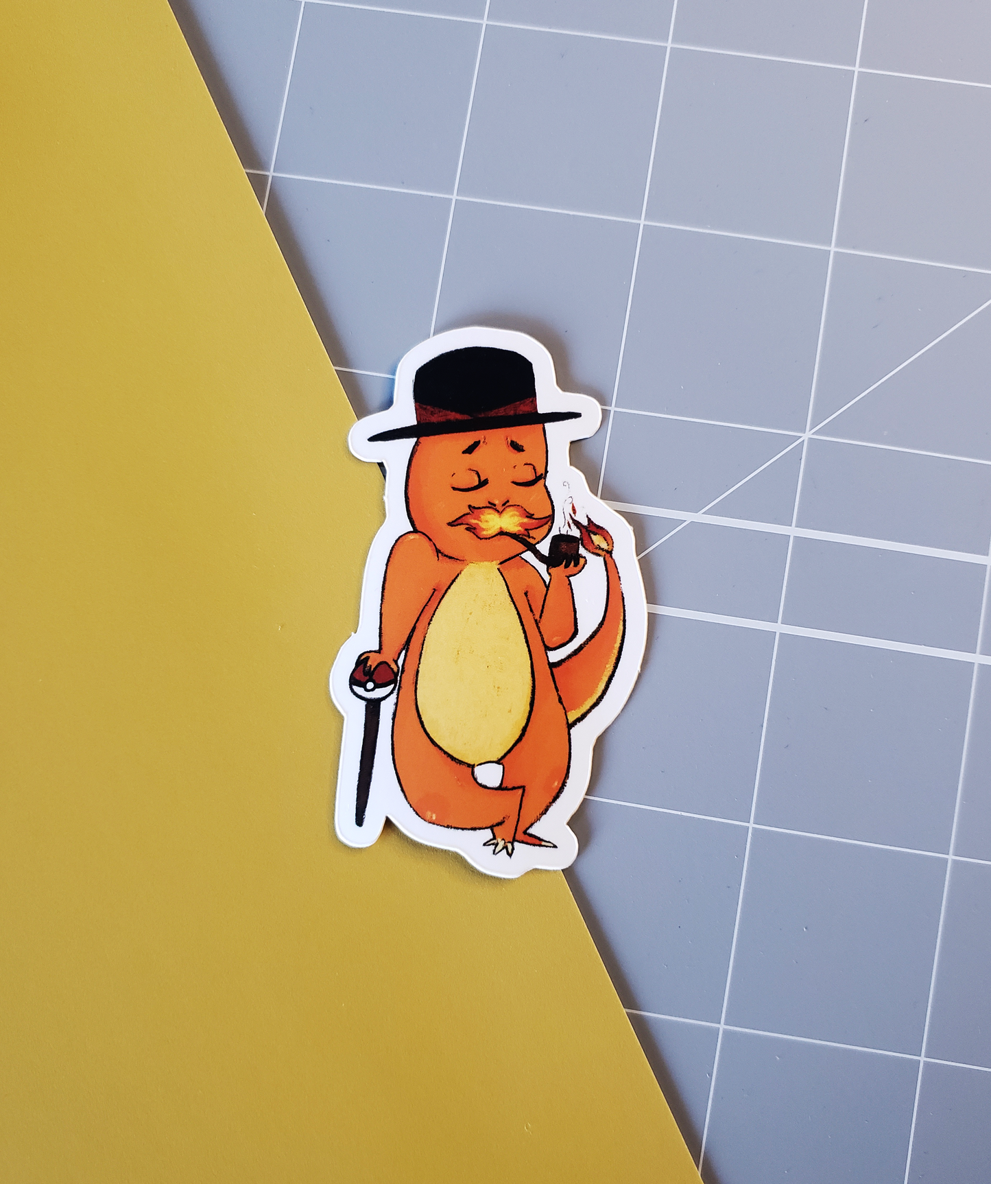 Distinguished Charmander - Sticker