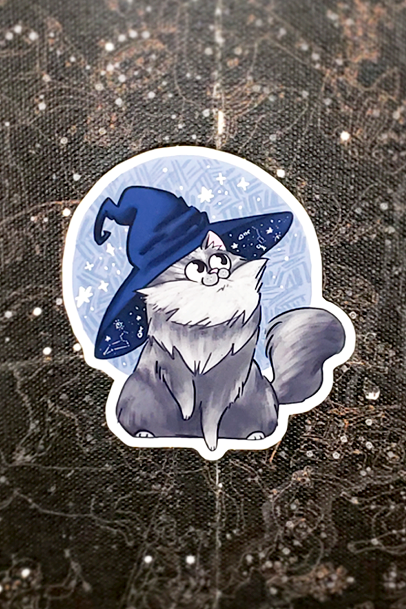 Wizard Cat - Sticker