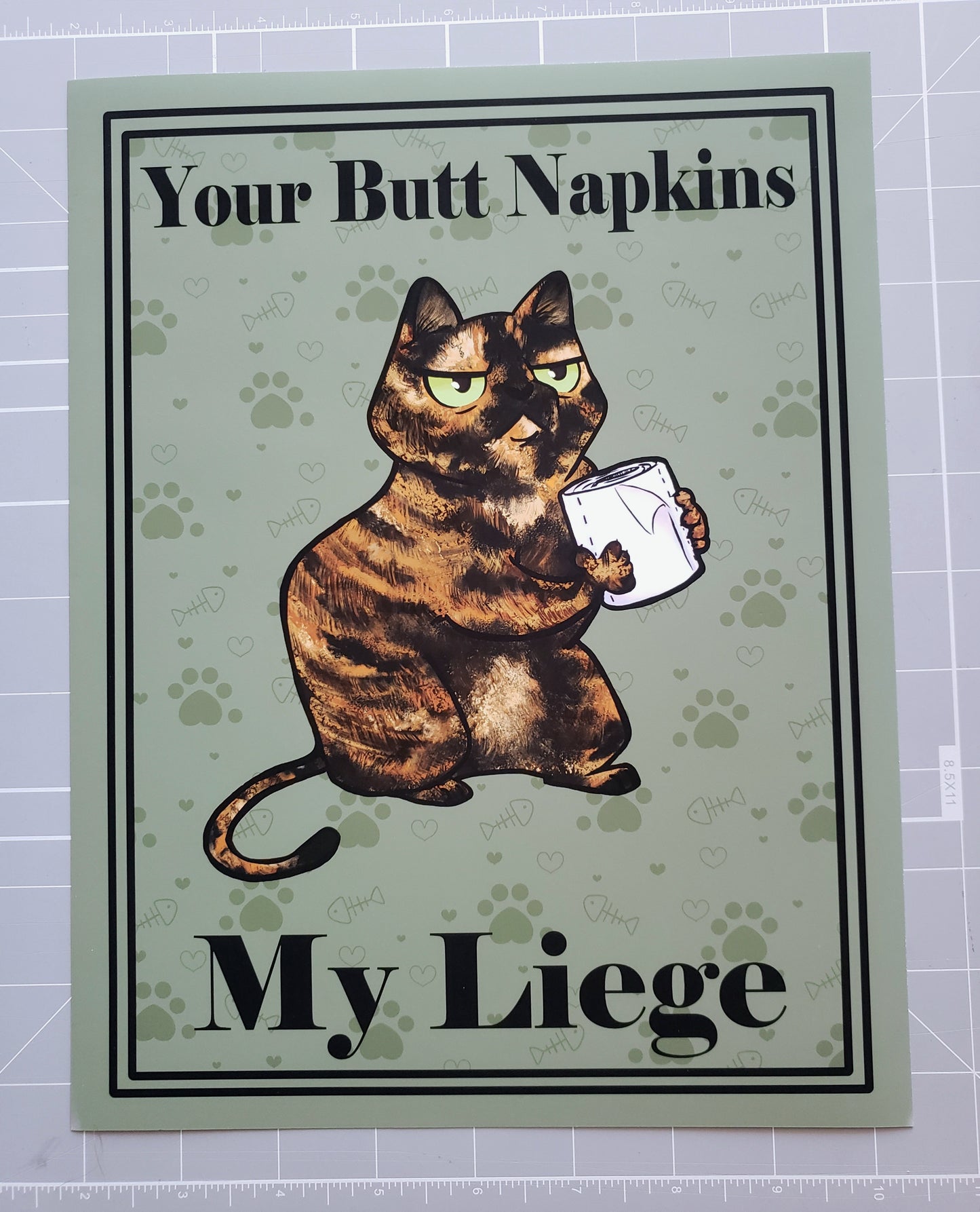 Butt Napkins Cats - Print