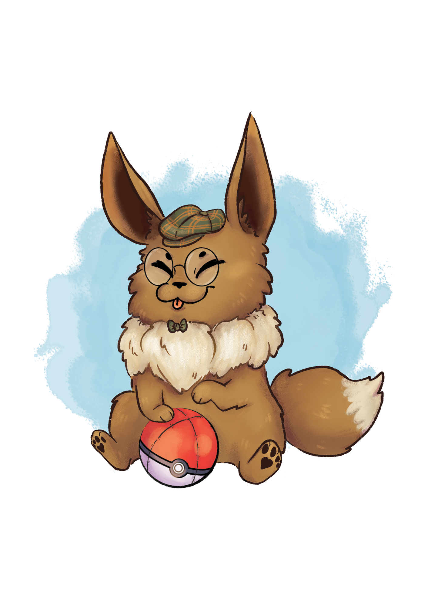 Newsie Eevee - Print