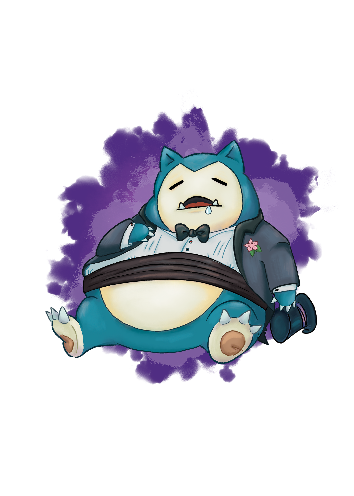 Old Money Snorlax - Print