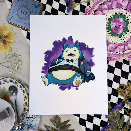 Old Money Snorlax - Print