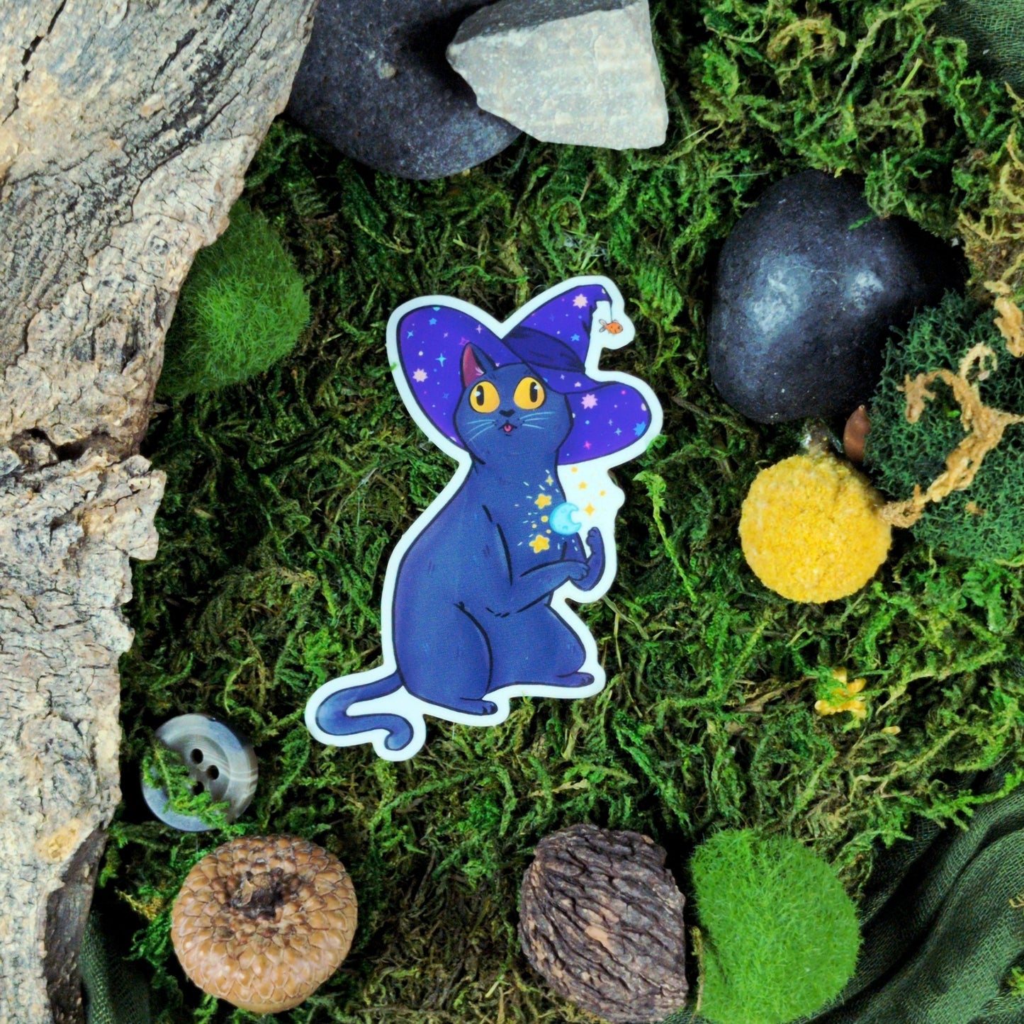 Witch Cat - Sticker