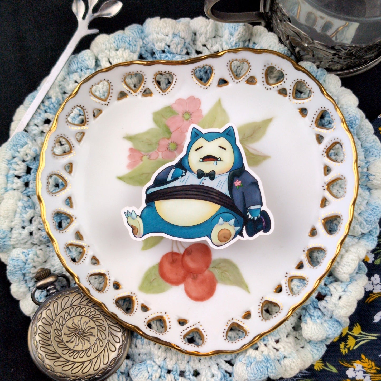 Old Money Snorlax - Sticker