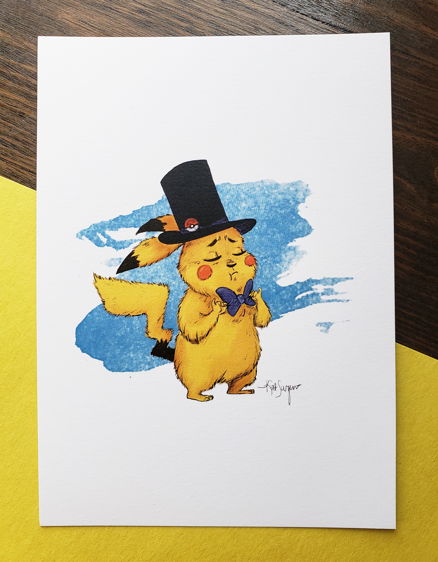 Dapper Pikachu - Print