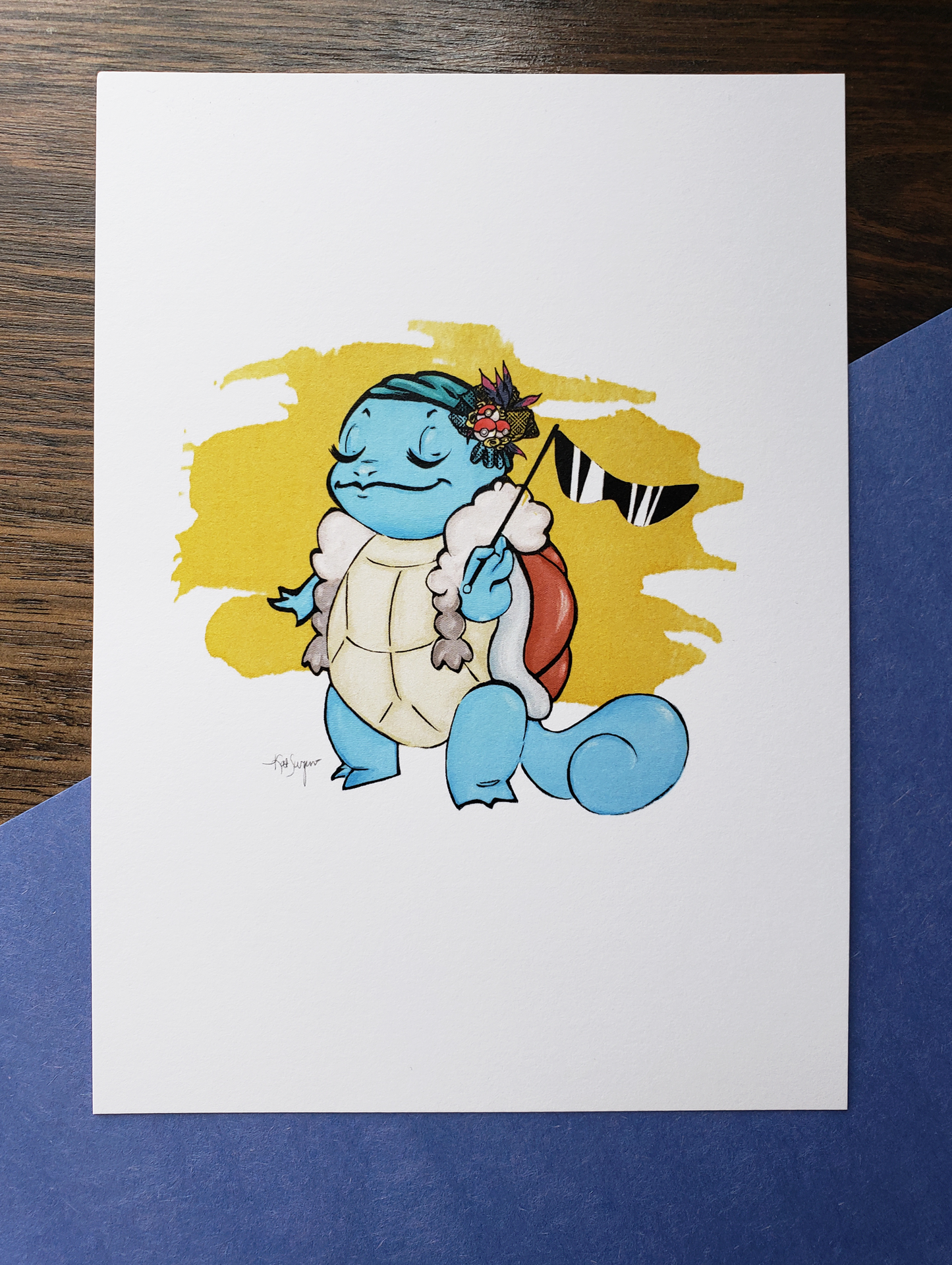 Lovely Squirtle - Print